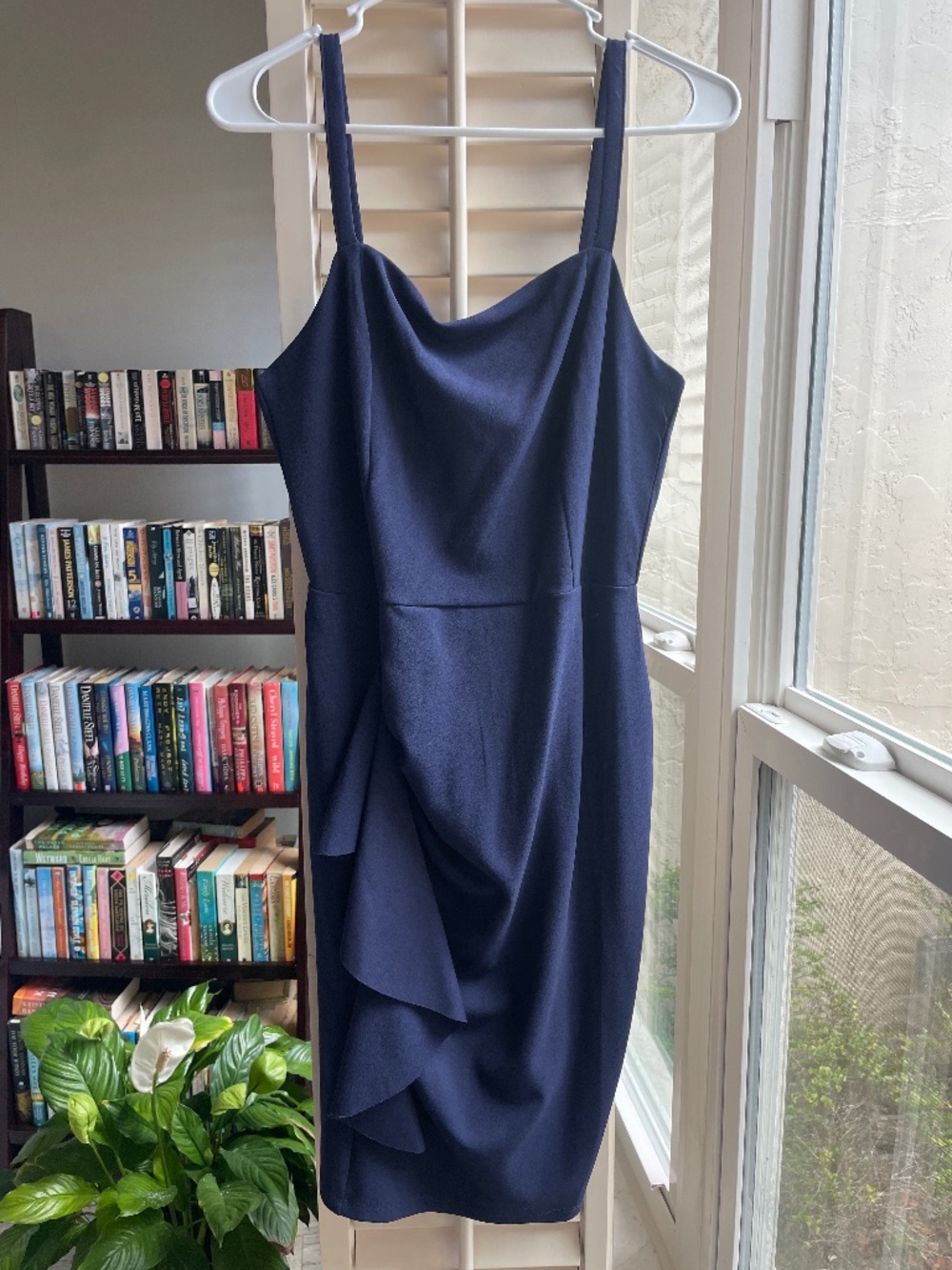 Bebe cocktail dress, navy size 8, New